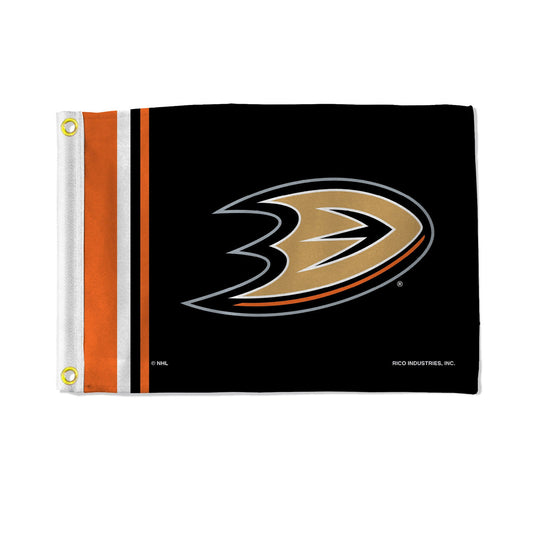 Anaheim Ducks Flag 12x17 Striped Utility