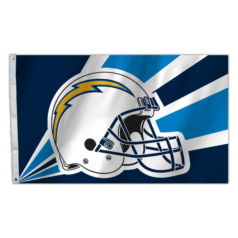 Los Angeles Chargers Flag 3x5 Helmet Design - Special Order
