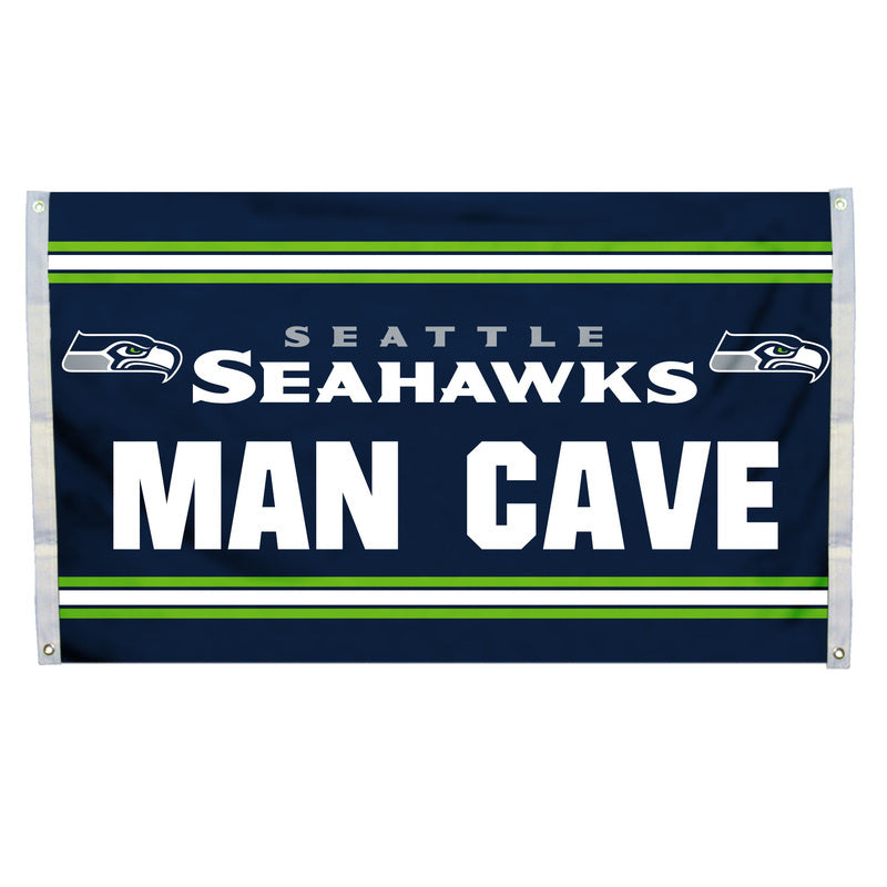 Seattle Seahawks Flag 3x5 Man Cave - Special Order