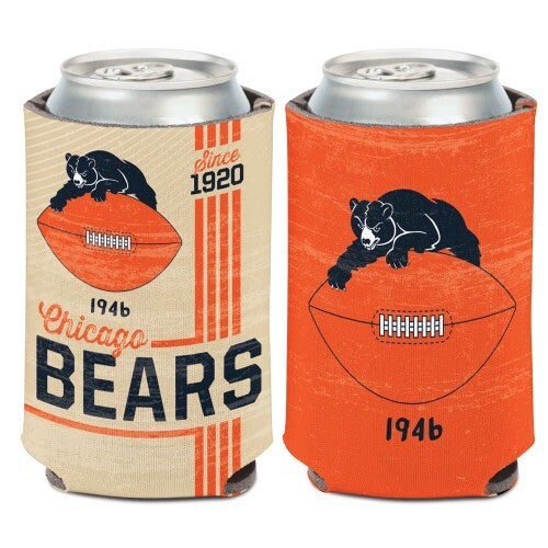 Chicago Bears Can Cooler Vintage Design Special Order