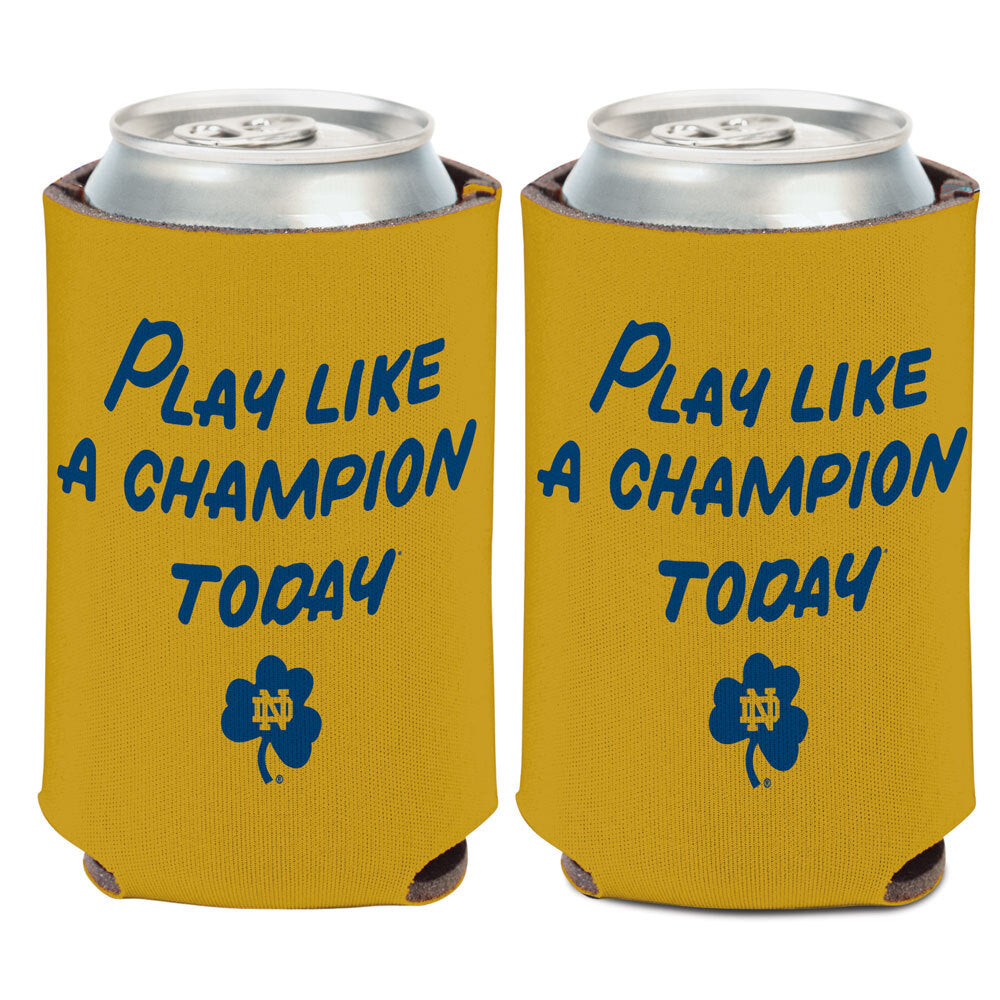 Notre Dame Fighting Irish Can Cooler Slogan Design PLACT - Special Order