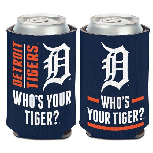 Detroit Tigers Can Cooler Slogan Design Special Order