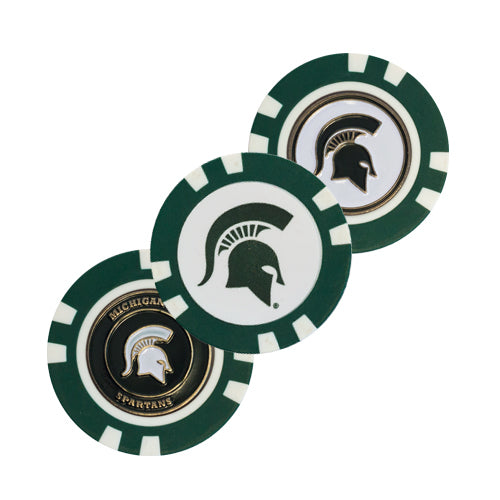 Michigan State Spartans Golf Chip with Marker - Bulk