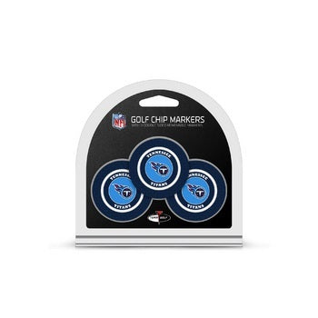 Tennessee Titans Golf Chip with Marker 3 Pack