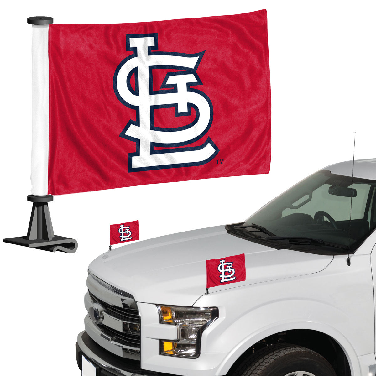 St. Louis Cardinals Flag Set 2 Piece Ambassador Style