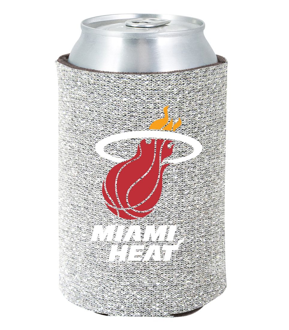 Miami Heat Kolder Kaddy Can Holde - Glitter