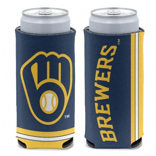 Milwaukee Brewers Can Cooler Slim Can Design