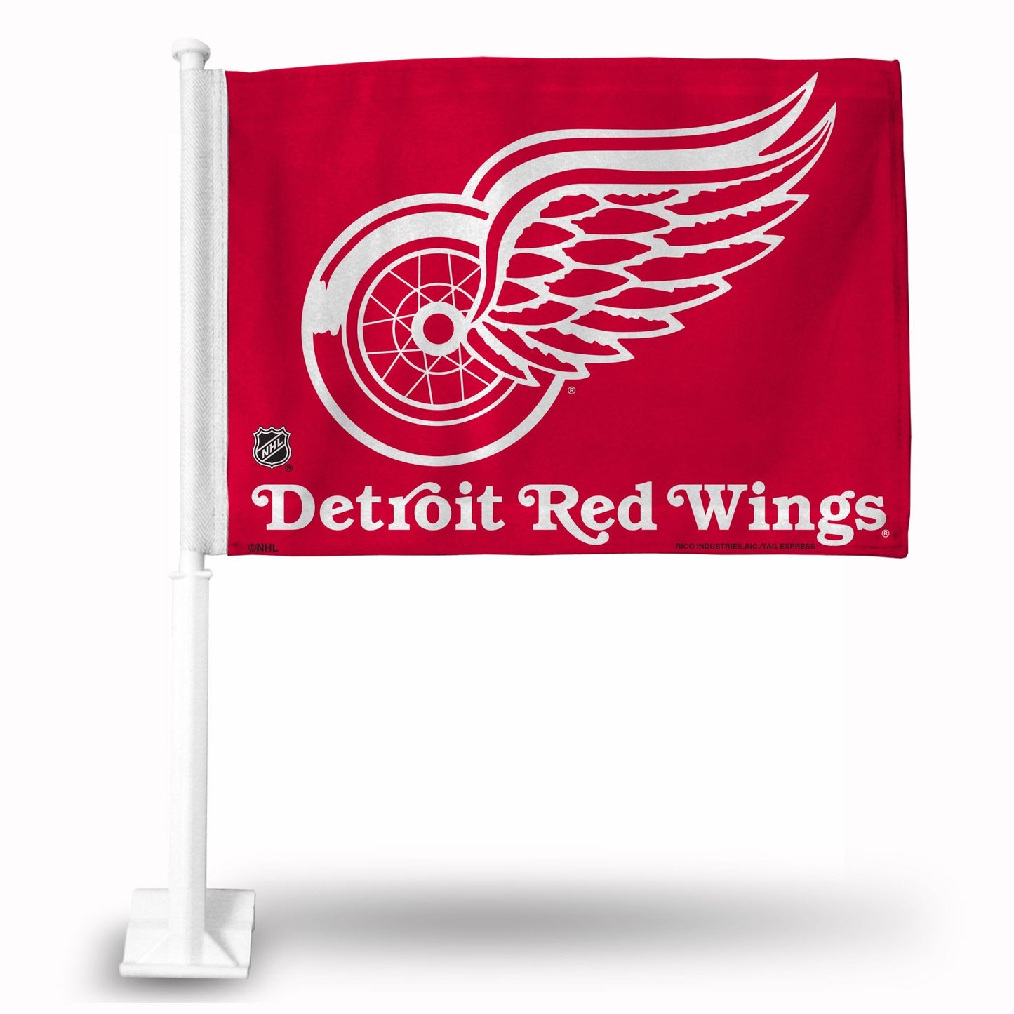 Detroit Red Wings Flag Car
