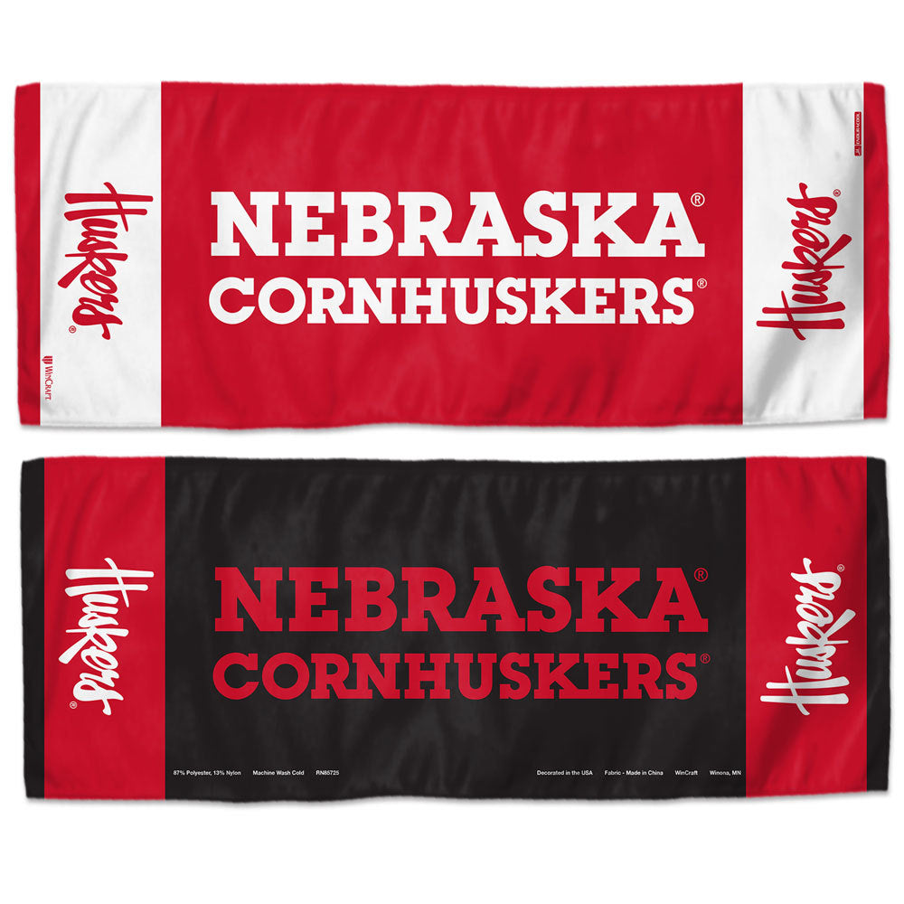 Nebraska Cornhuskers Cooling Towel 12x30 - Special Order