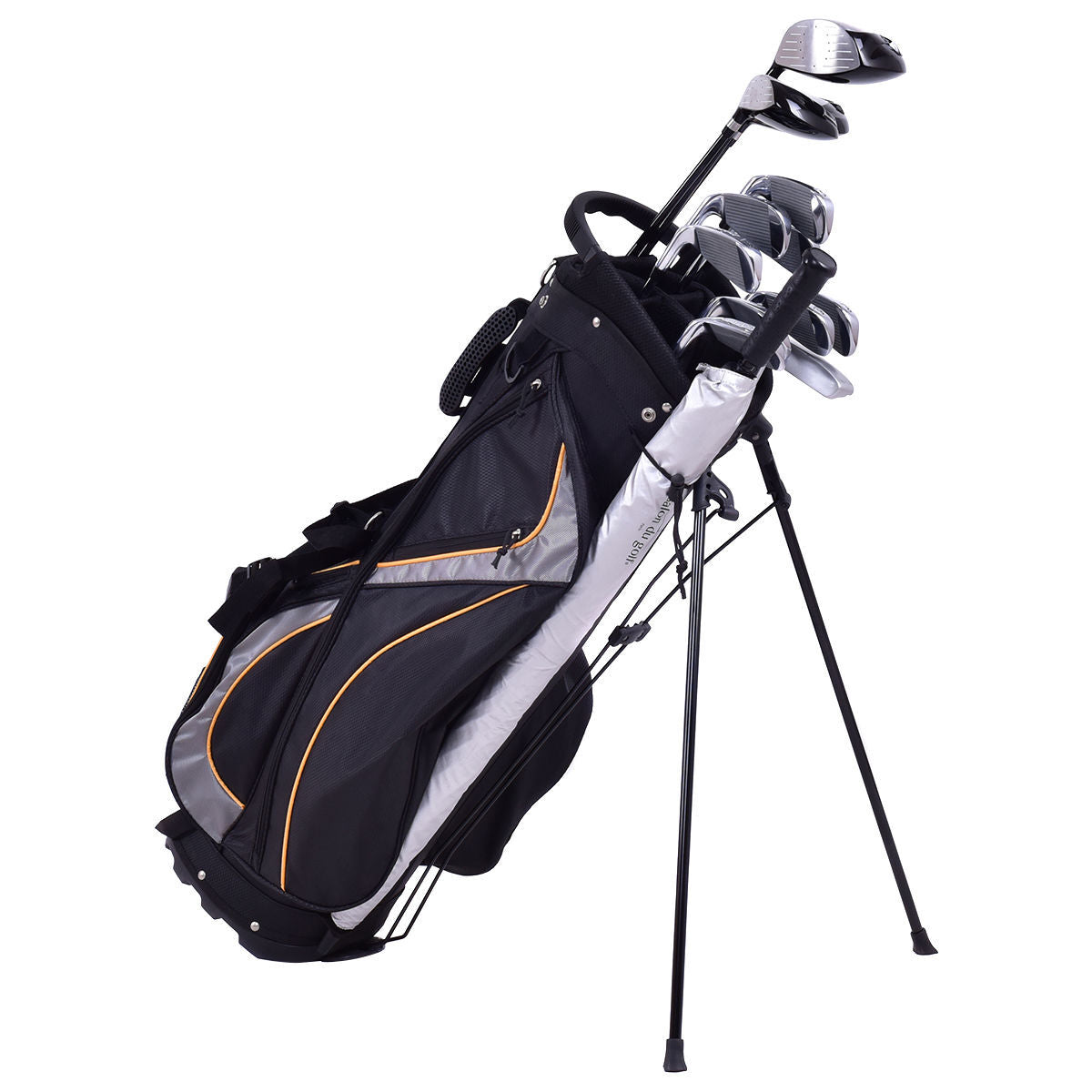 9 Inch Golf Stand Bag Divider Carry Pockets Storage