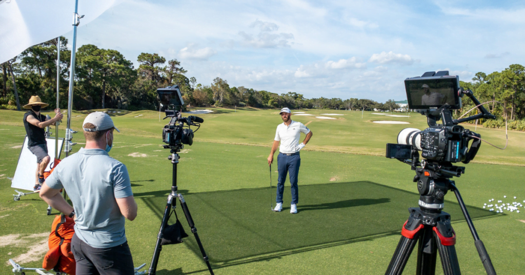 Pro golfer giving tips about PGA Tour News.